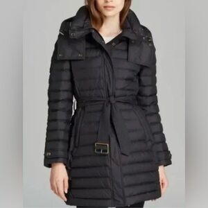 Burberry Brit Black Puffer Jacket XS - 3/4 length